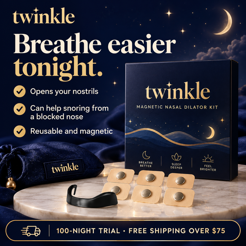 Twinkle Magnetic Nasal Dilator Kit: breathe easier tonight