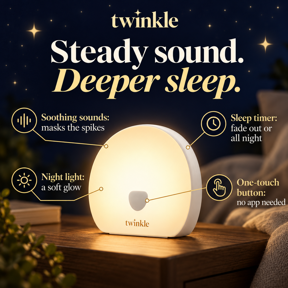 Steady sound, deeper sleep