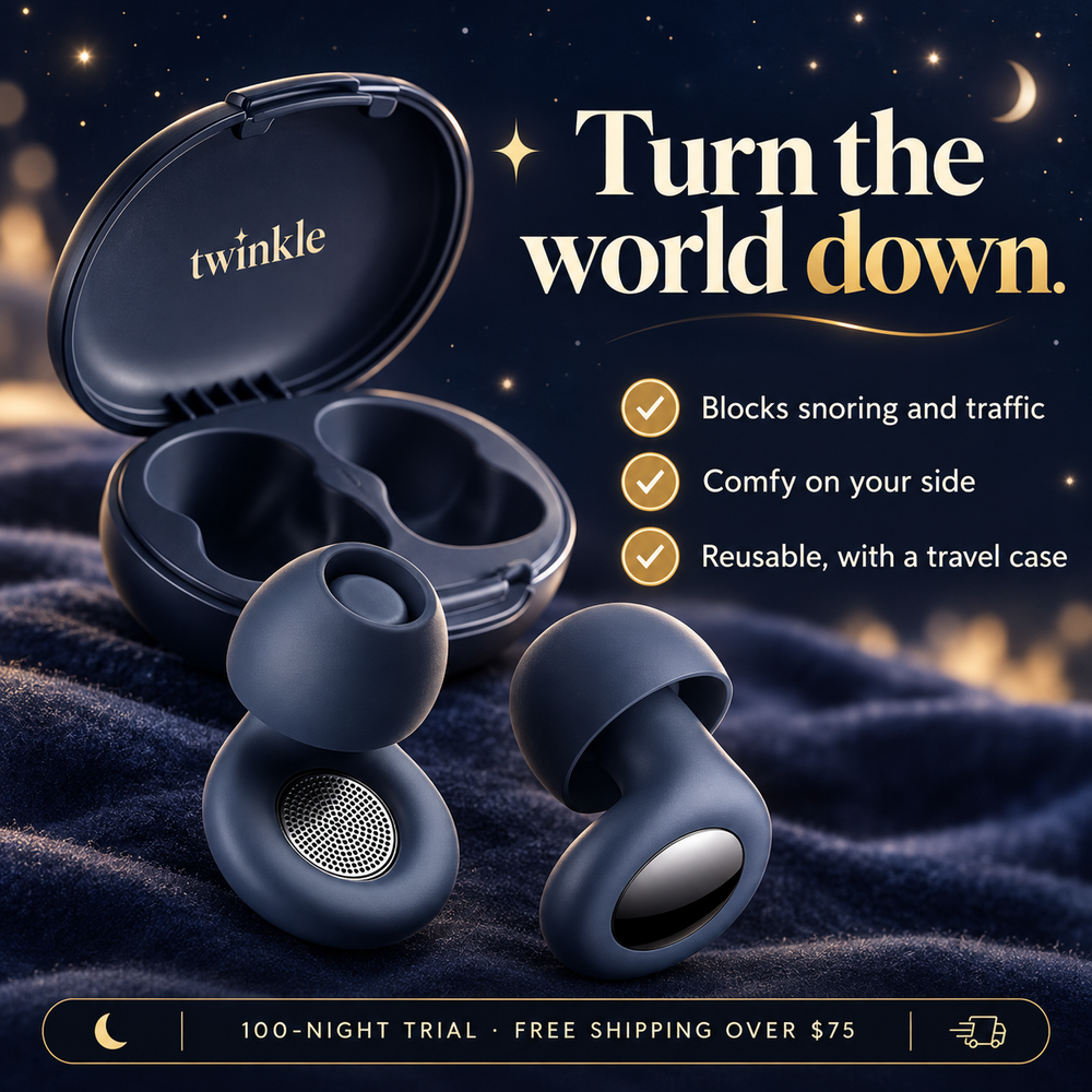 Twinkle Silicone Sleep Earplugs: turn the world down