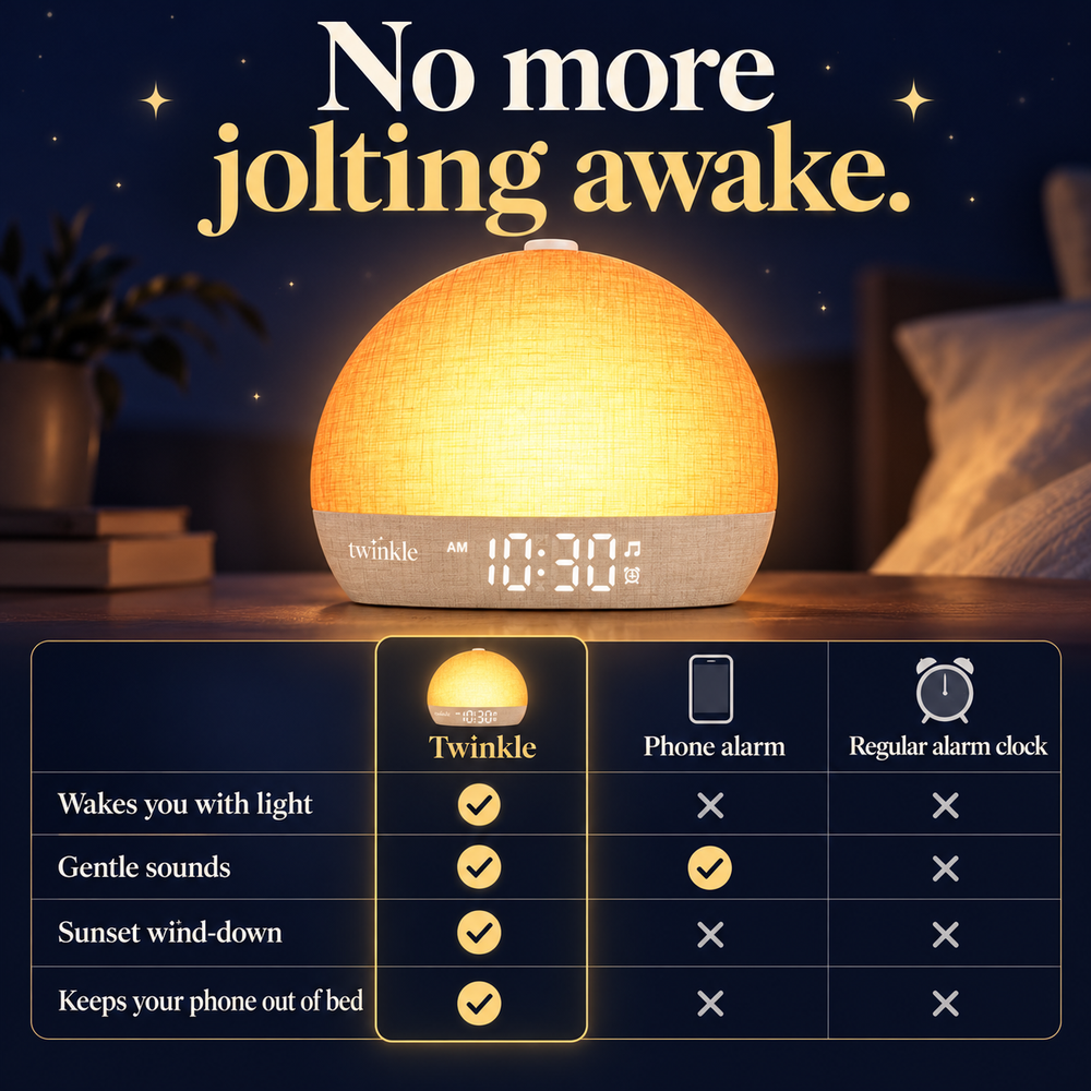 No more jolting awake